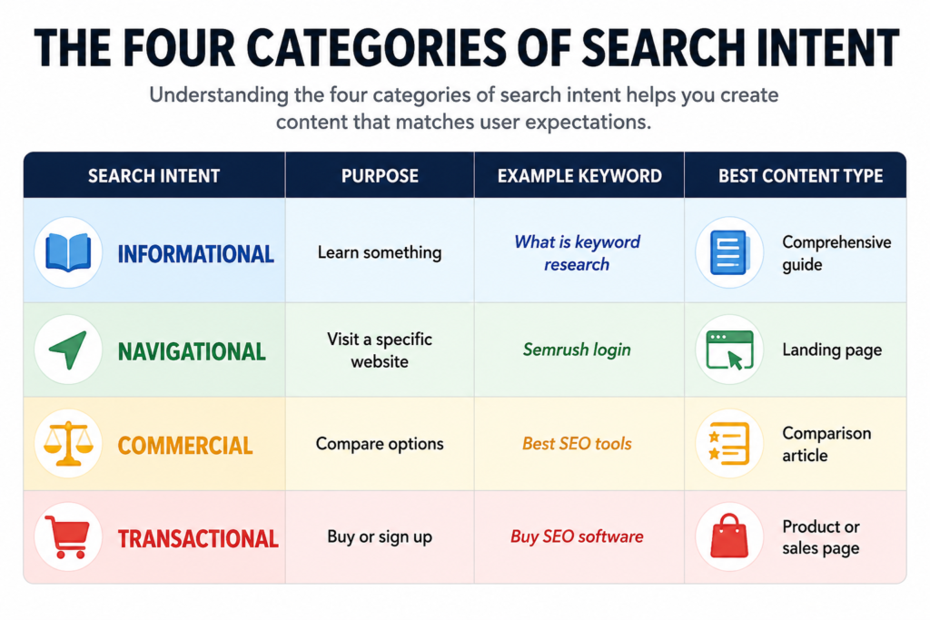 Keyword Search Intent